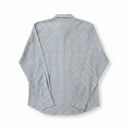 Chemise florale vert clair, en coton et lin, édition Platinium - "morven" morven