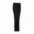 Pantalon classique noir  à ceinturon élastique sur les côtés, edition Premium - "morven"
