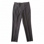 Pantalon classique marron clair à ceinturon élastique sur les côtés, edition Premium - "morven"