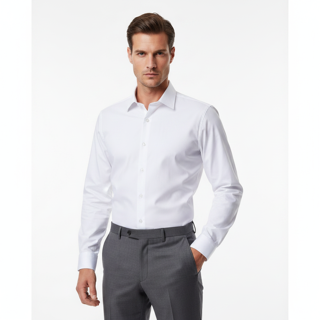 Chemise blanche slim, édition Platinium- "morven" morven