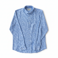 Chemise à rayures bleues en coton et lin édition Platinium - « morven » morven