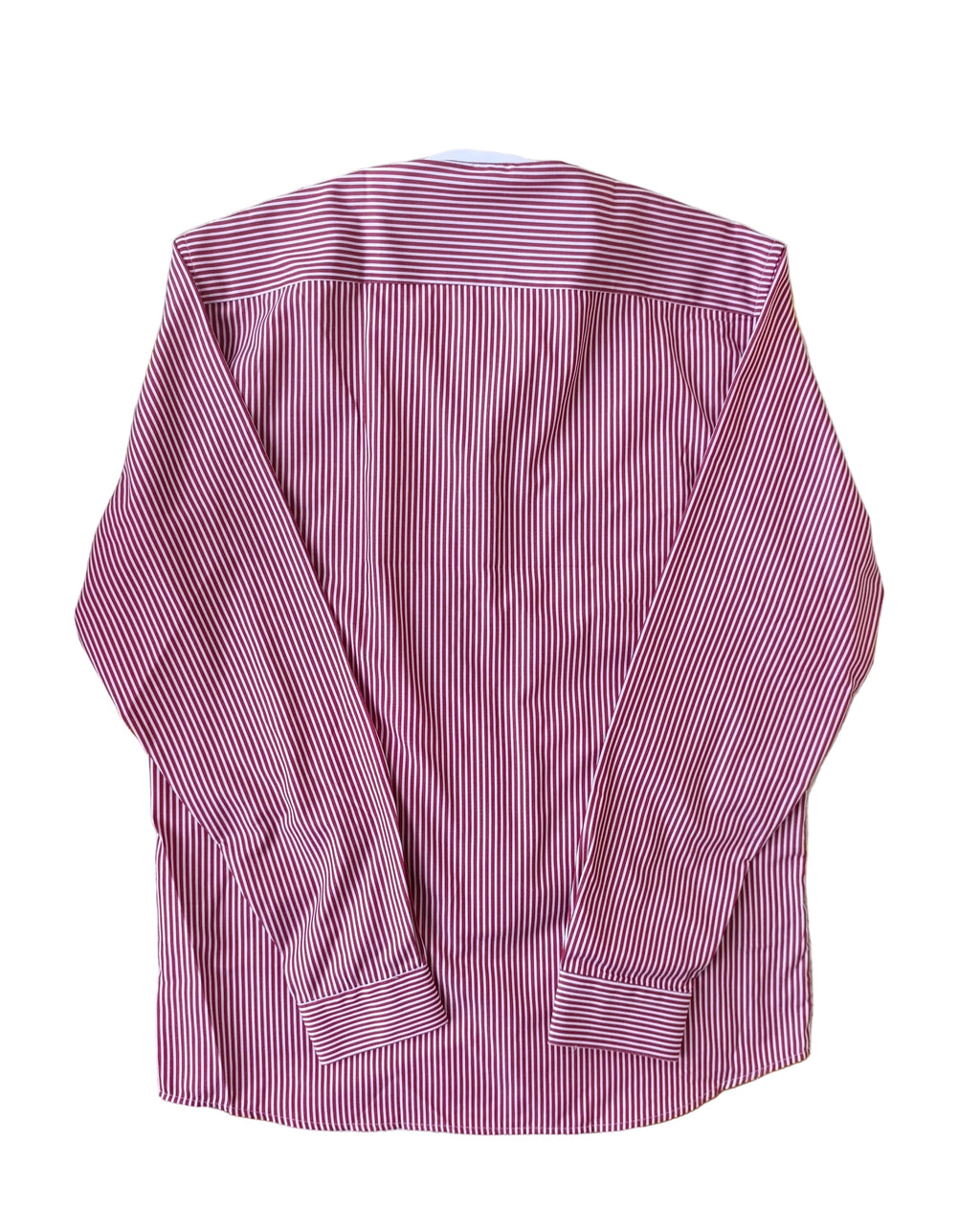 Chemise slim à col tulipe, à rayure rouge, édition Platinium - "morven" morven
