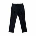Pantalon classique noir  à ceinturon élastique sur les côtés, edition Premium - "morven"