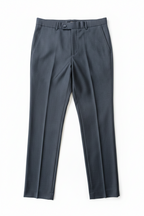 Pantalon classique premium gris à ceinturon élastique sur les côtés, edition Premium - "morven"