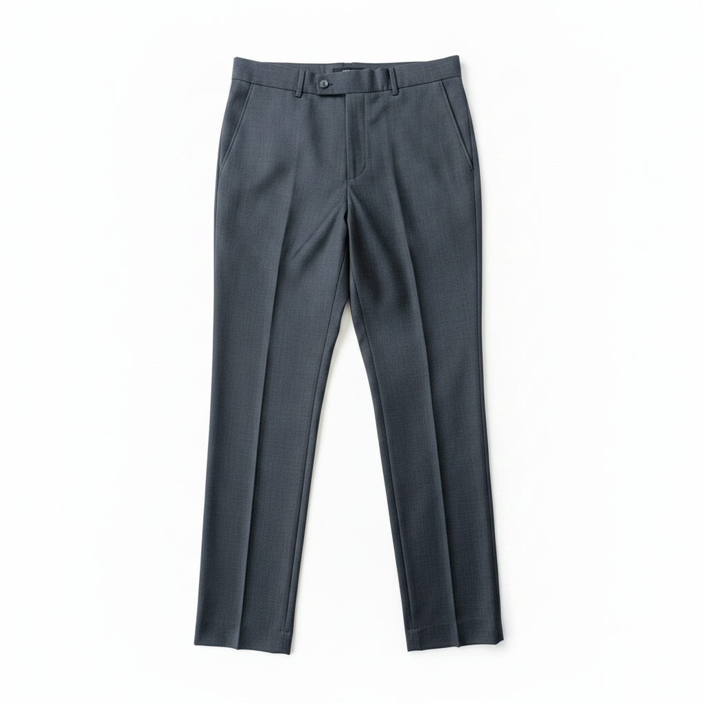 Pantalon classique premium gris à ceinturon élastique sur les côtés, edition Premium - "morven"
