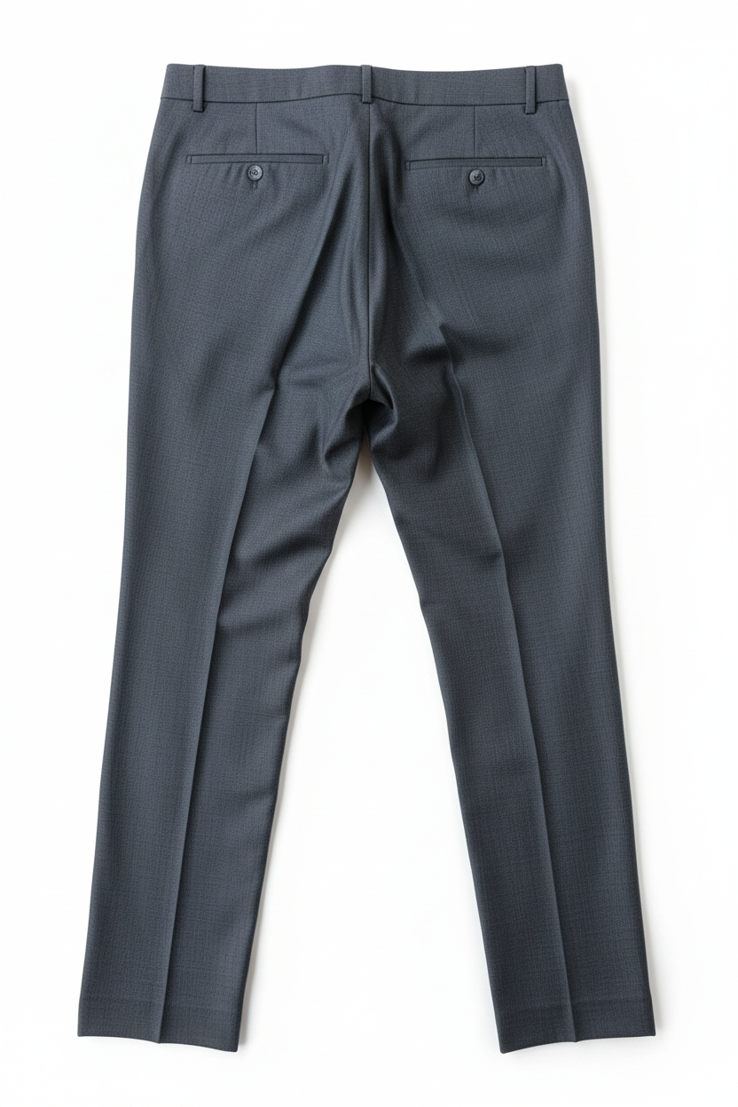 Pantalon classique premium gris à ceinturon élastique sur les côtés, edition Premium - "morven"