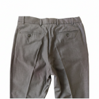 Pantalon classique marron clair à ceinturon élastique sur les côtés, edition Premium - "morven"