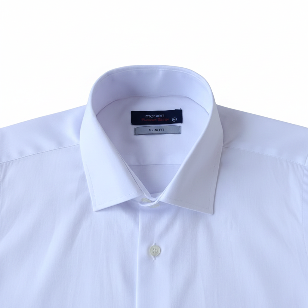 Chemise blanche slim, édition Platinium- "morven" morven