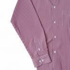 Chemise slim à col tulipe, à rayure rouge, édition Platinium - "morven" morven