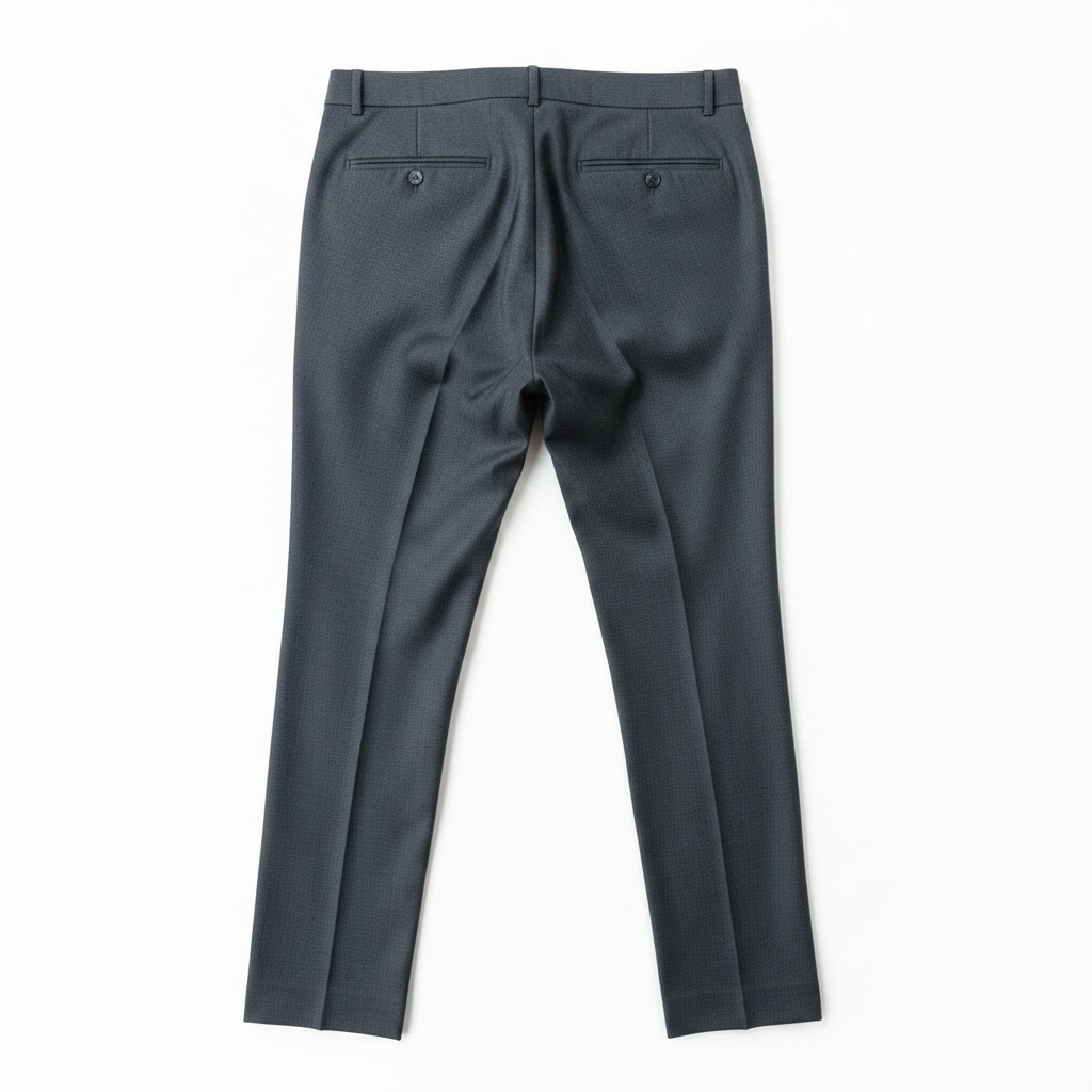 Pantalon classique premium gris à ceinturon élastique sur les côtés, edition Premium - "morven"