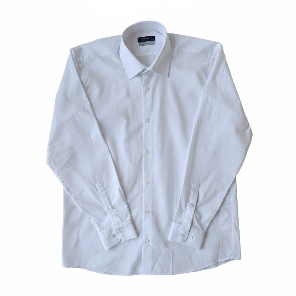 Chemise  blanche regular, edition Platinuim - "morven"