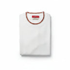 T-shirt piqué en coton blanc écru, édition Platinium – "morven" morven