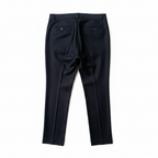 Pantalon classique noir  à ceinturon élastique sur les côtés, edition Premium - "morven"