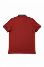 Polo en coton rouge, édition Premium – "morven" morven