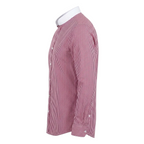 Chemise slim à col tulipe, à rayure rouge, édition Platinium - "morven" morven