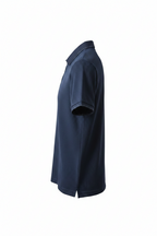 Polo en maille piquée bleu marine, édition Platinium – "morven"
