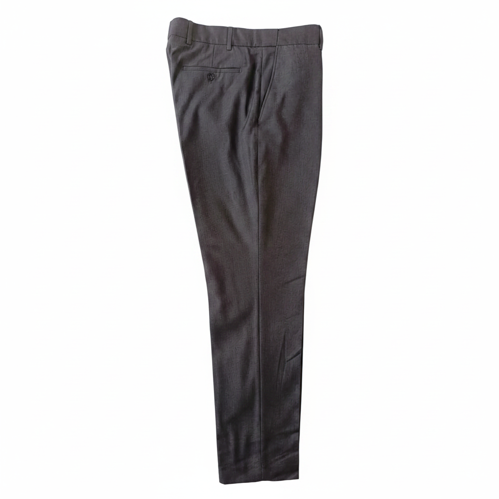 Pantalon classique marron clair à ceinturon élastique sur les côtés, edition Premium - "morven"