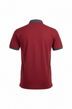 Polo en coton rouge, édition Premium – "morven" morven