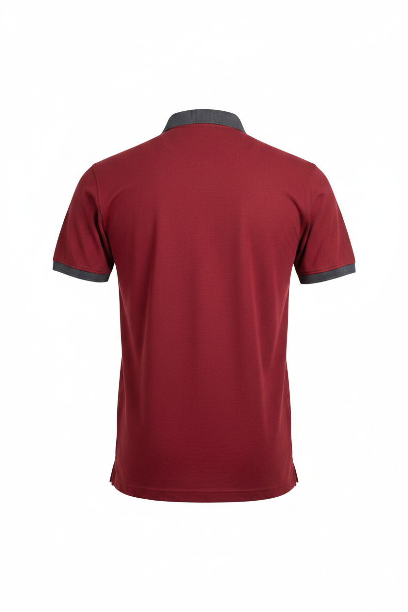 Polo en coton rouge, édition Premium – "morven" morven