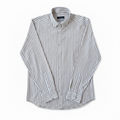 Chemise premium en coton, coupe slim à rayure kaki, édition Platinium - "morven" morven